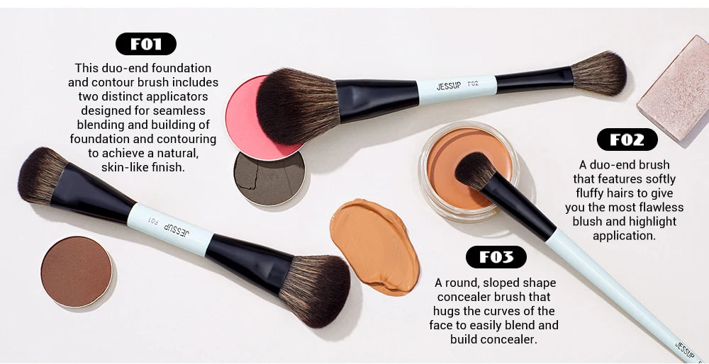Makeup Brushes Set 2/3/6/10PCS