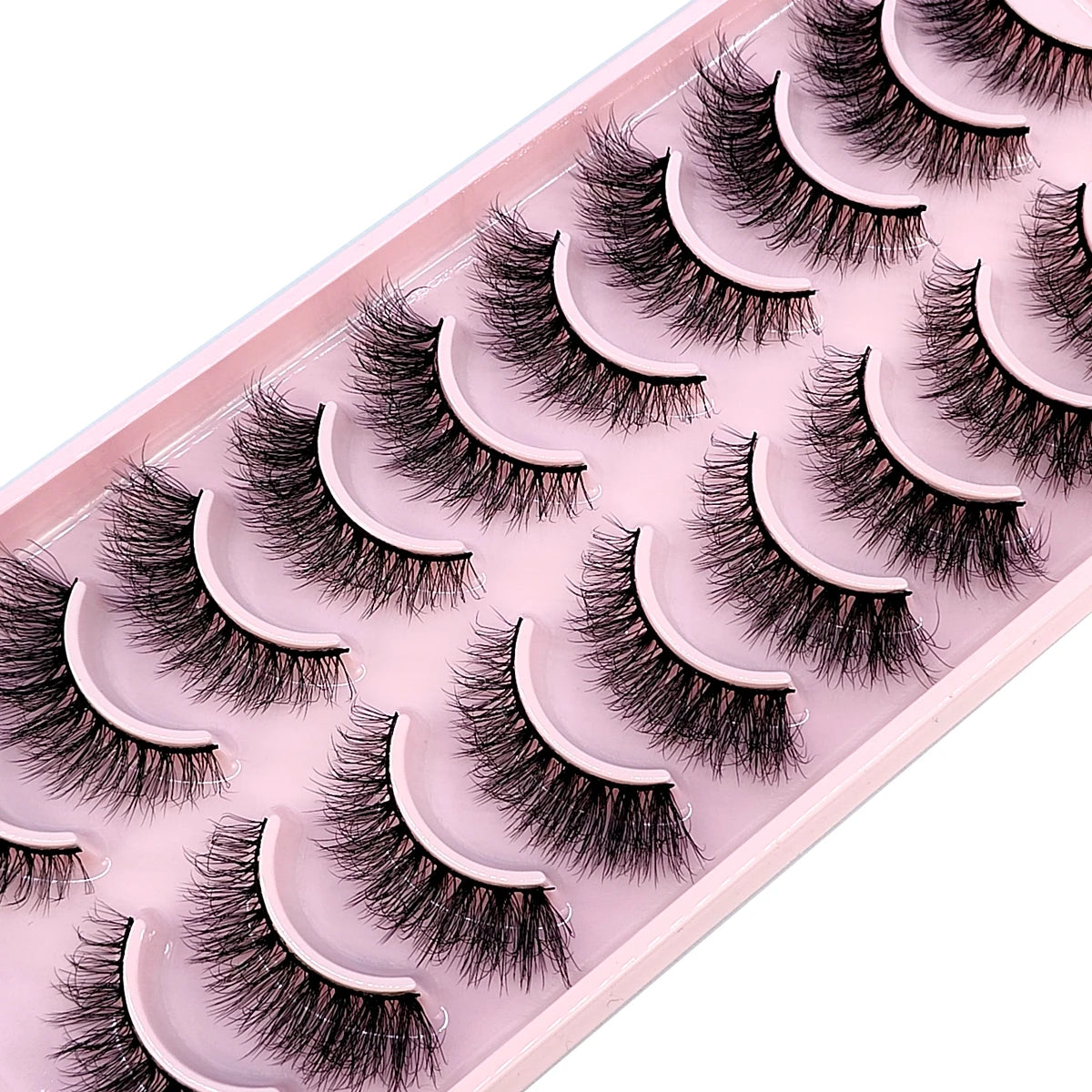 10 Pairs Fake Eyelashes Handmade