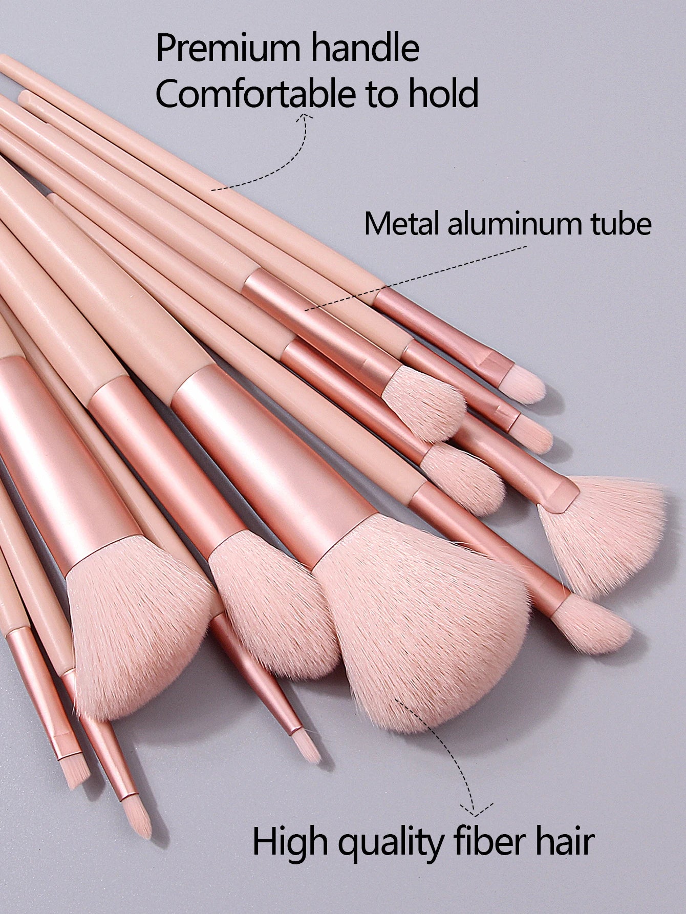 12Pcs Pink Makeup Set