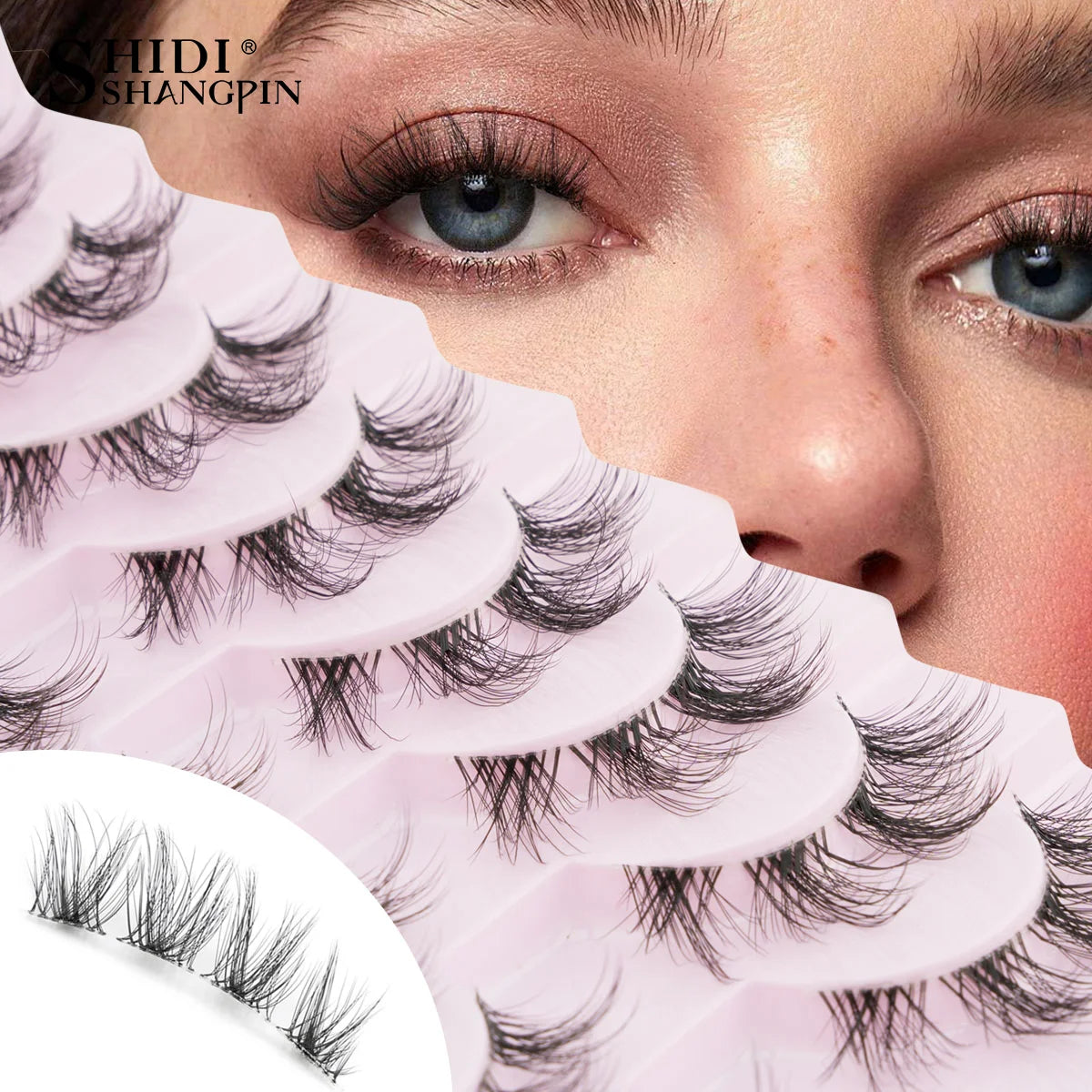 3/10 pairs Natural Lashes