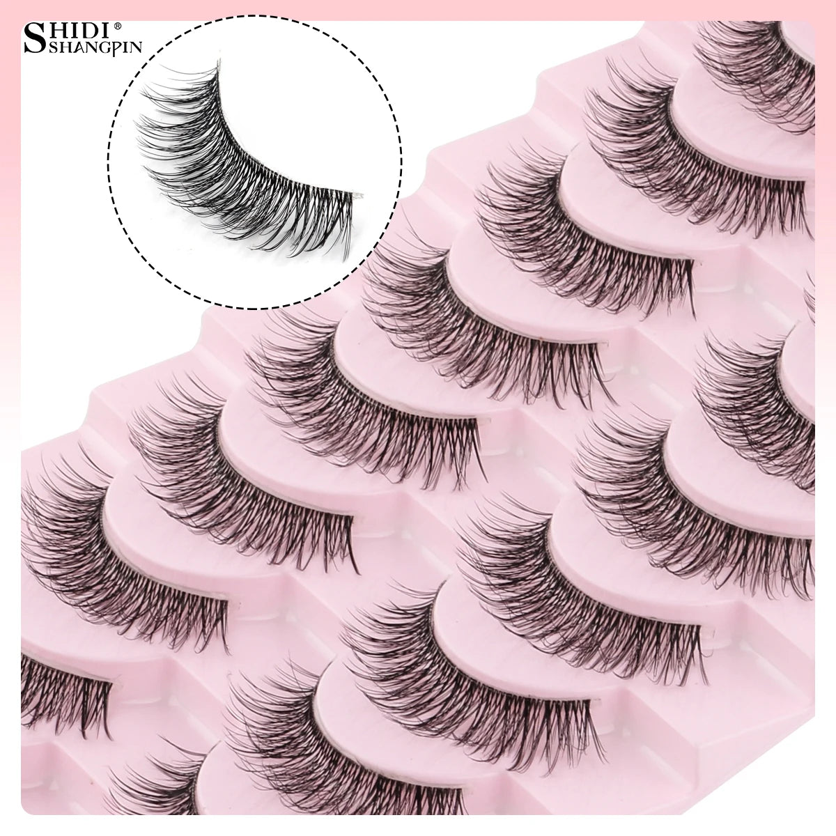 3/10 pairs Natural Lashes