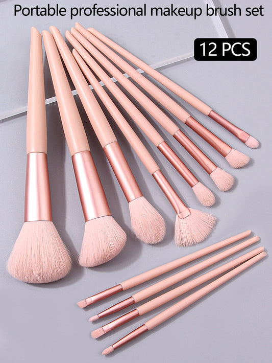 12Pcs Pink Makeup Set