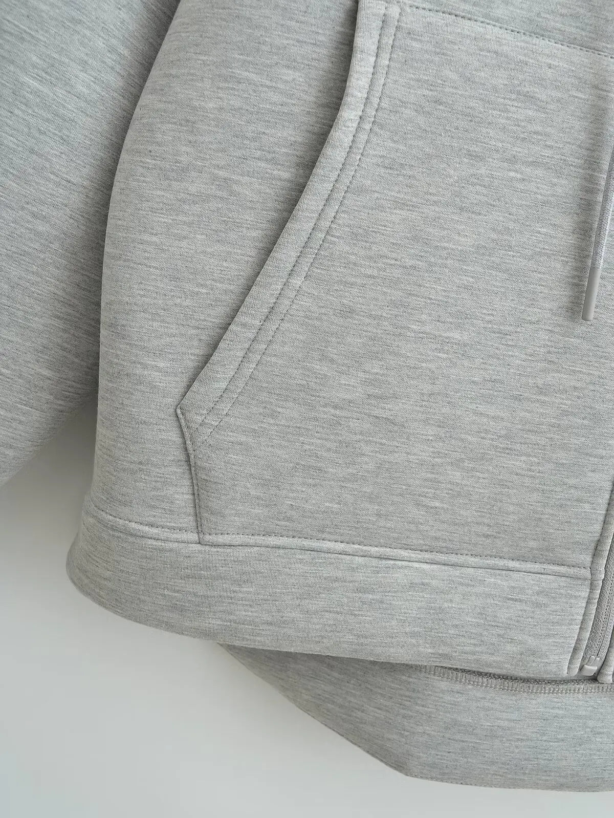 Zip-up. Hoodie