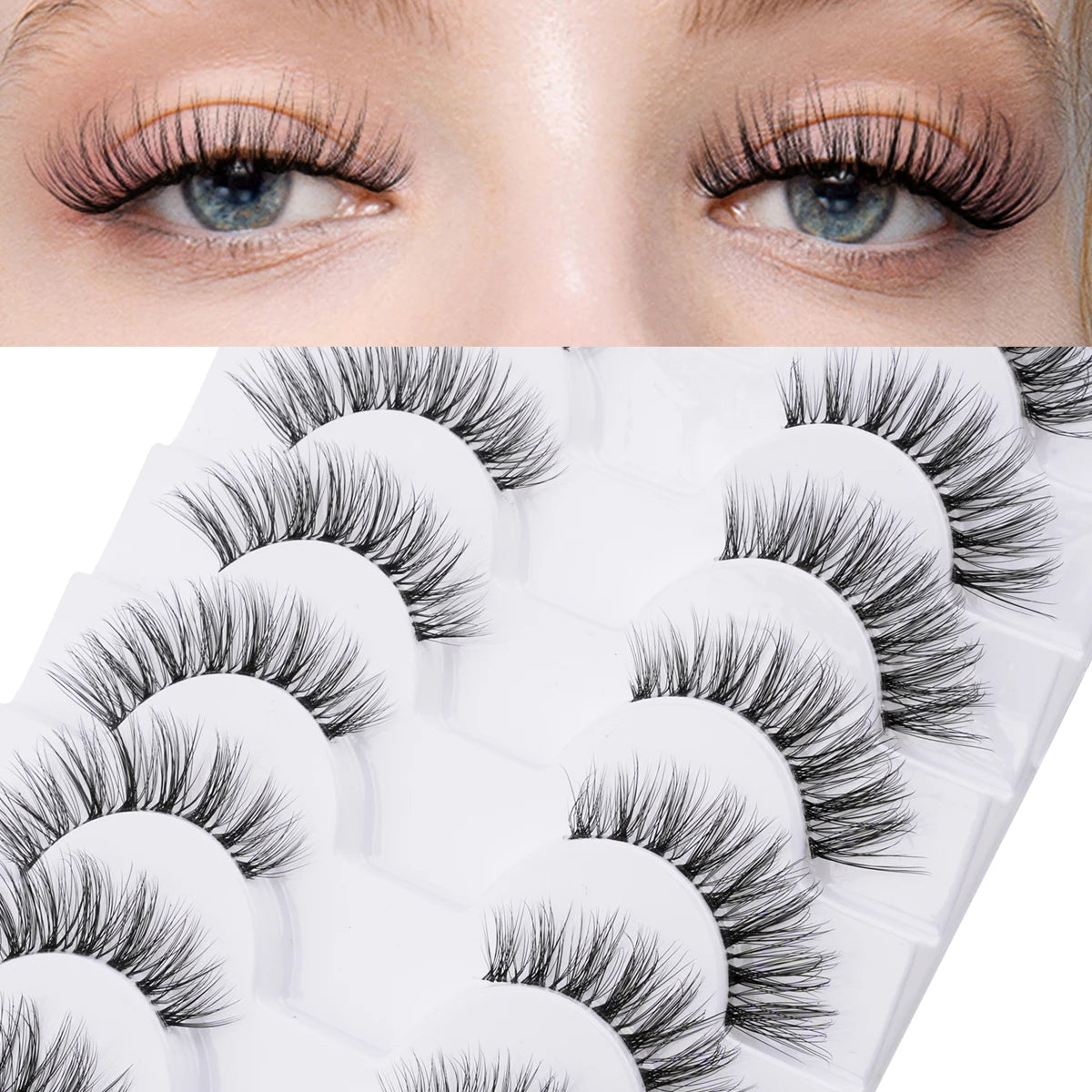 3/10 pairs Natural Lashes