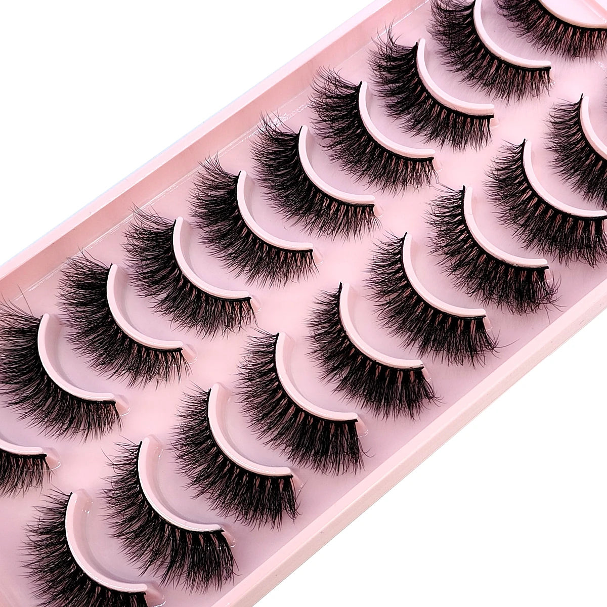10 Pairs Fake Eyelashes Handmade