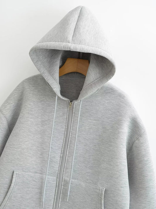 Zip-up. Hoodie