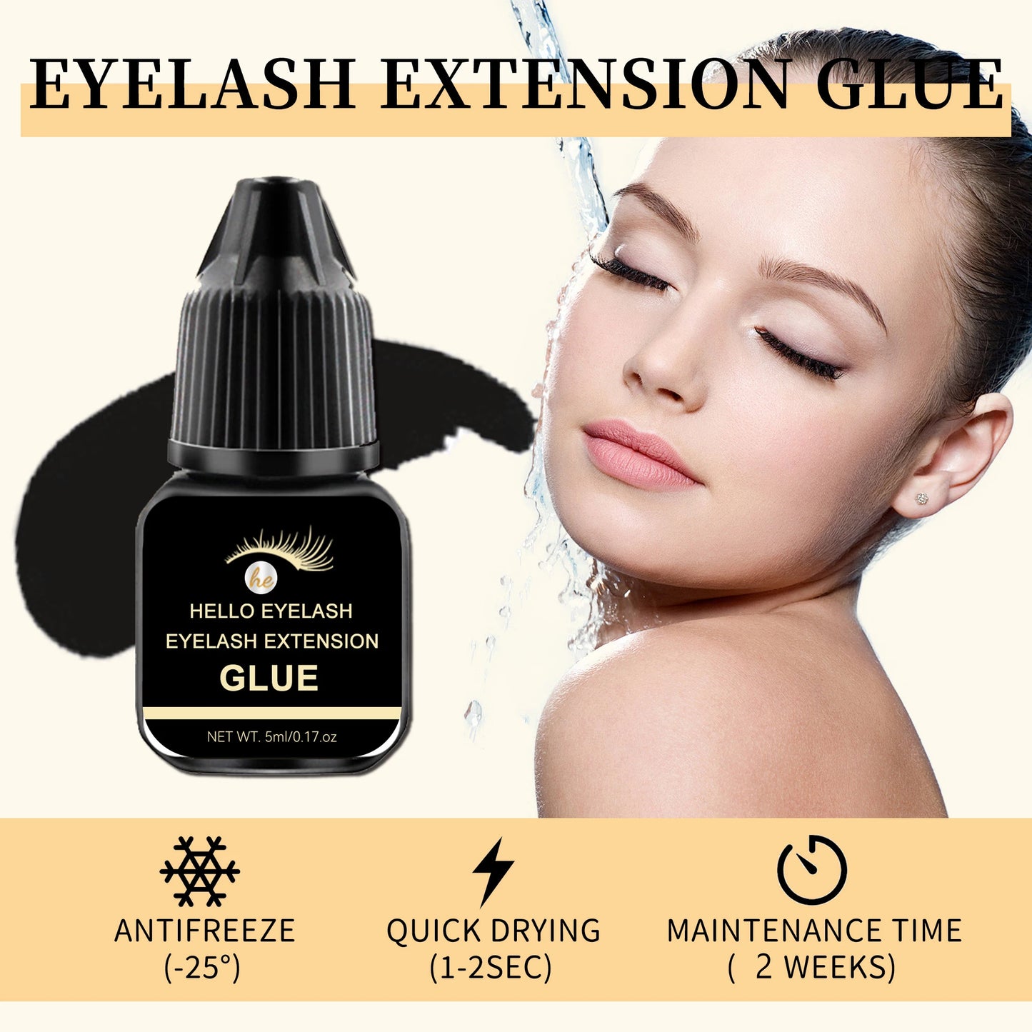 Fast Drying Strong False Eye Lash Extension Glue