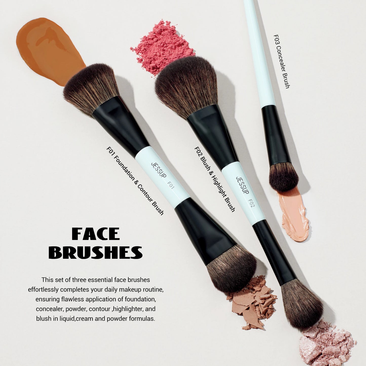 Makeup Brushes Set 2/3/6/10PCS