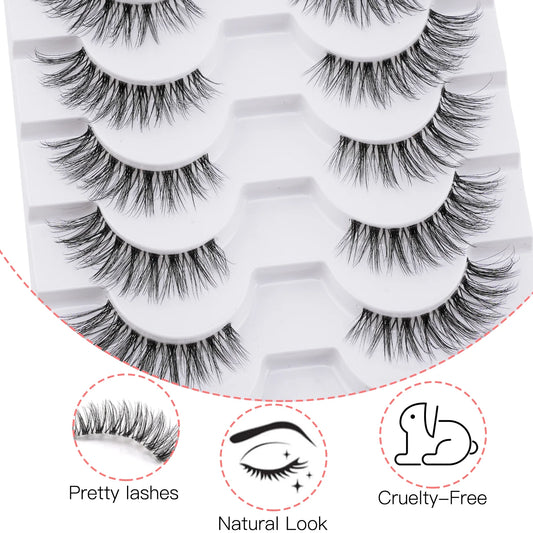 3/10 pairs Natural Lashes