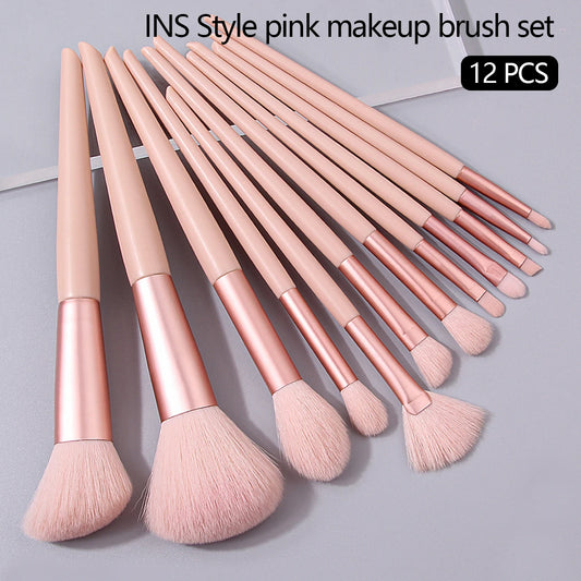 12Pcs Pink Makeup Set