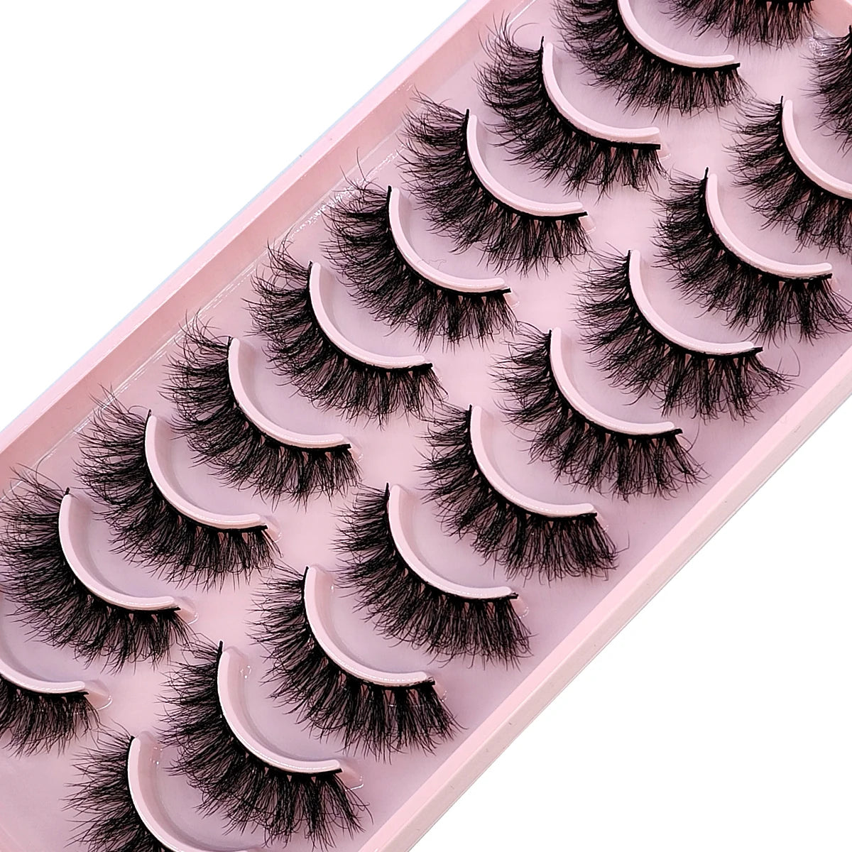 10 Pairs Fake Eyelashes Handmade