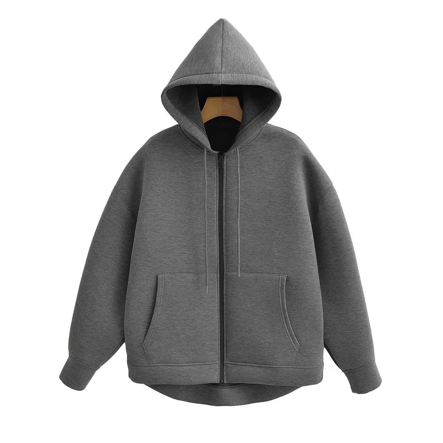 Zip-up. Hoodie